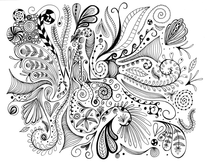 Wild Zentangle